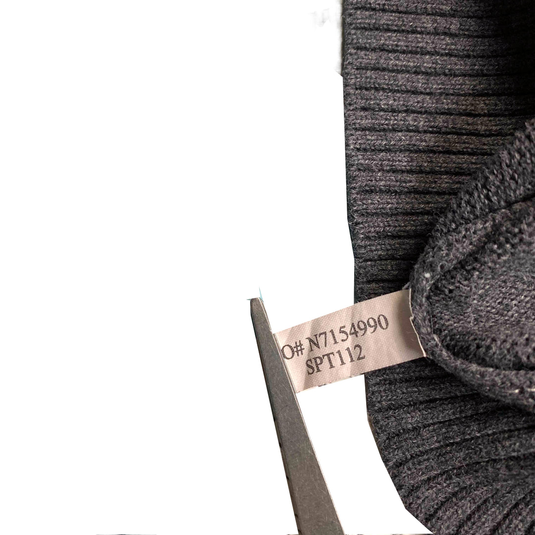 Nautica Grey Quarter Zip Knitwear Sweater Men's Medium